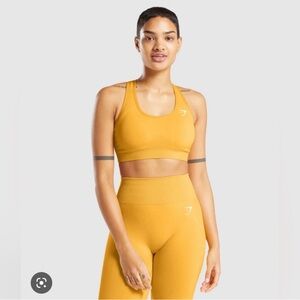 Gymshark Vital Seamless Set Yellow Marl